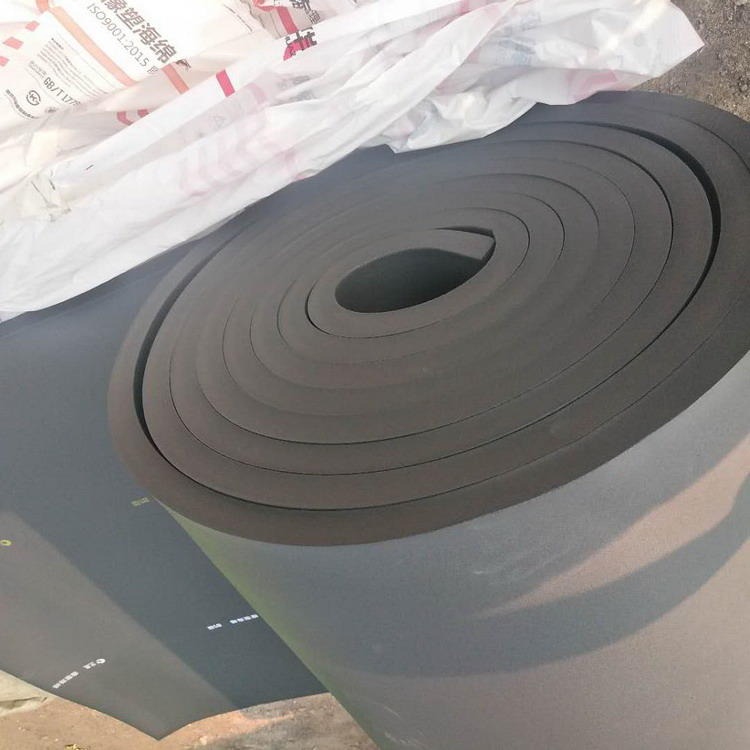 普兰多带铝箔B1级橡塑保温板 品牌产品 神州橡塑板整车送货