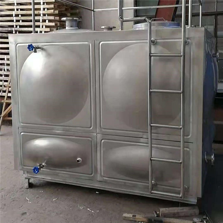 不锈钢焊接水箱 玻璃钢水箱 保温消防箱 地埋镀锌水箱 蓄水池方形定制 众利LL556图片