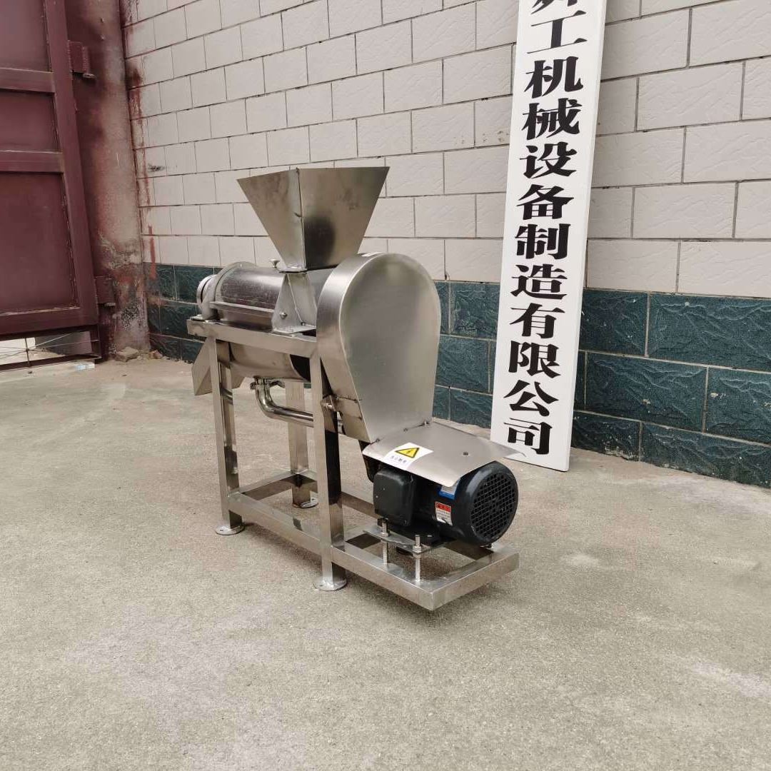 大型榨汁机 1吨工业鲜花瓣榨汁机价格 舜工水果去核榨汁机图片
