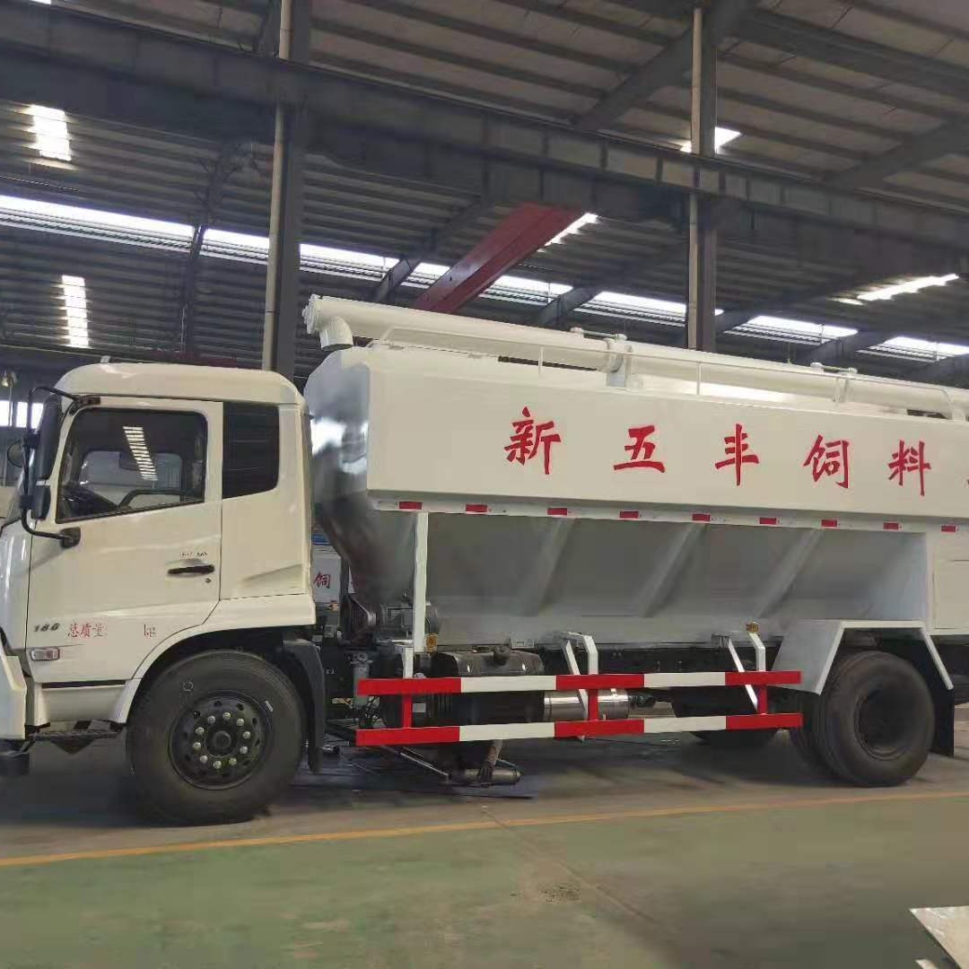 东风天龙散装饲料车  20吨饲料车运输车的   猪饲料车价格