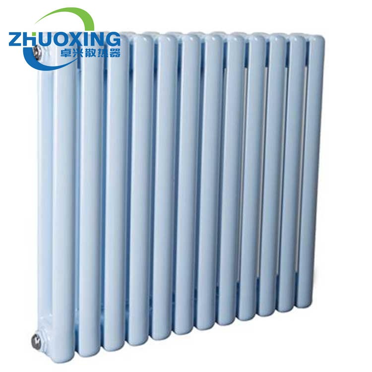 家用钢制暖气片 立式大水道暖气片 钢二柱暖气片散热器卓兴生产