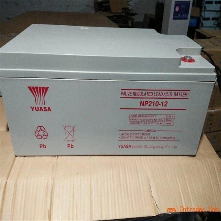 YUASA汤浅蓄电池NP210-12 汤浅12V210AH 密封阀控式铅酸蓄电池 机房UPS电源专用 参数及价格