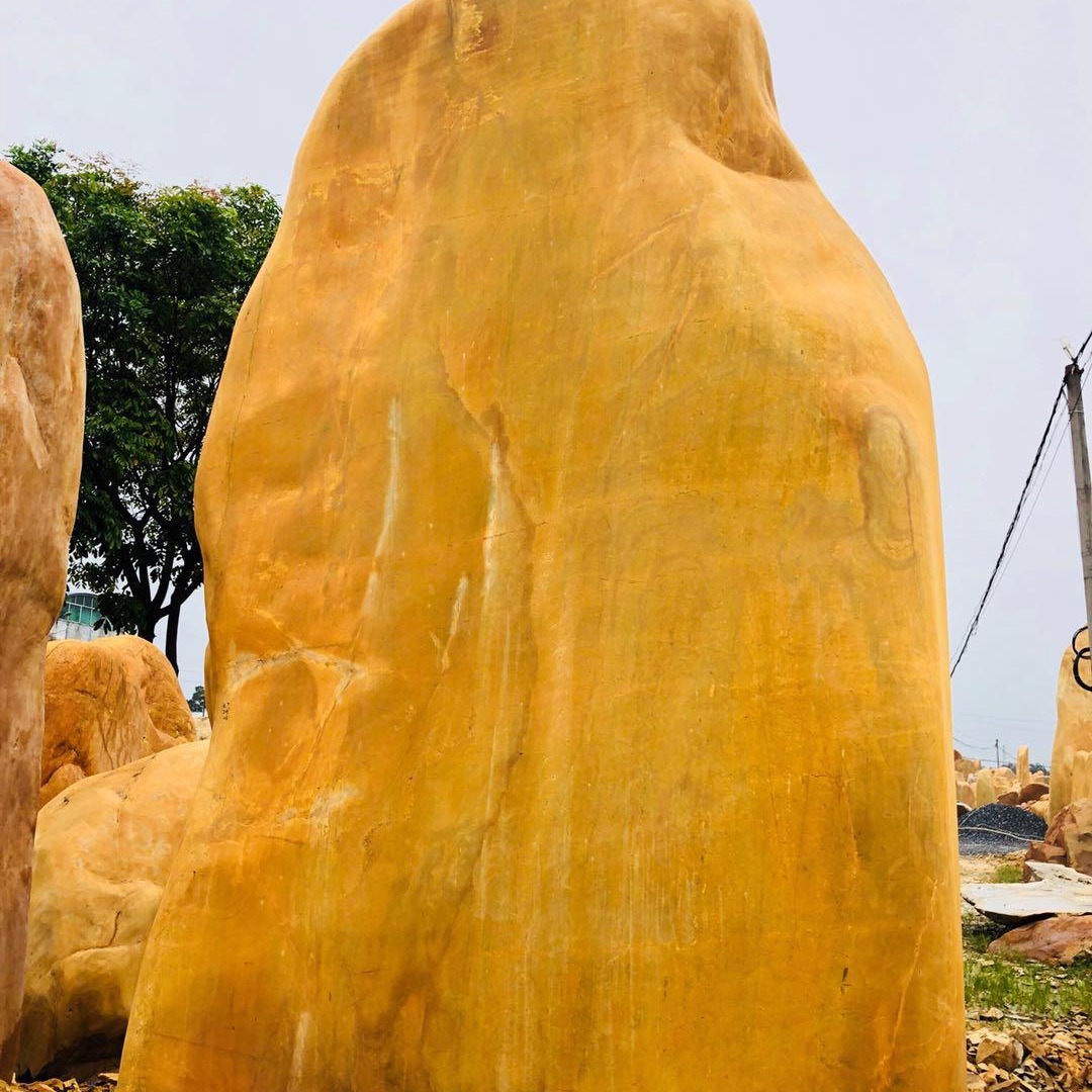 杭州西湖大量批发园林景观石 黄蜡石 风景石