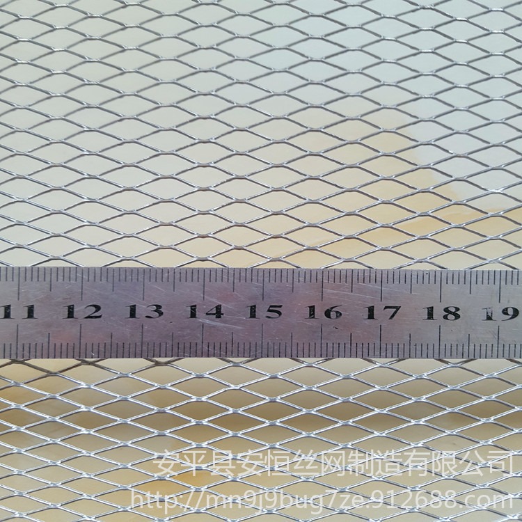 1.8mm厚铝板拉伸网菱形孔径15x25mm 铝板扩张网 设备防护 铝网 幕墙铝板装饰网【安恒】图片