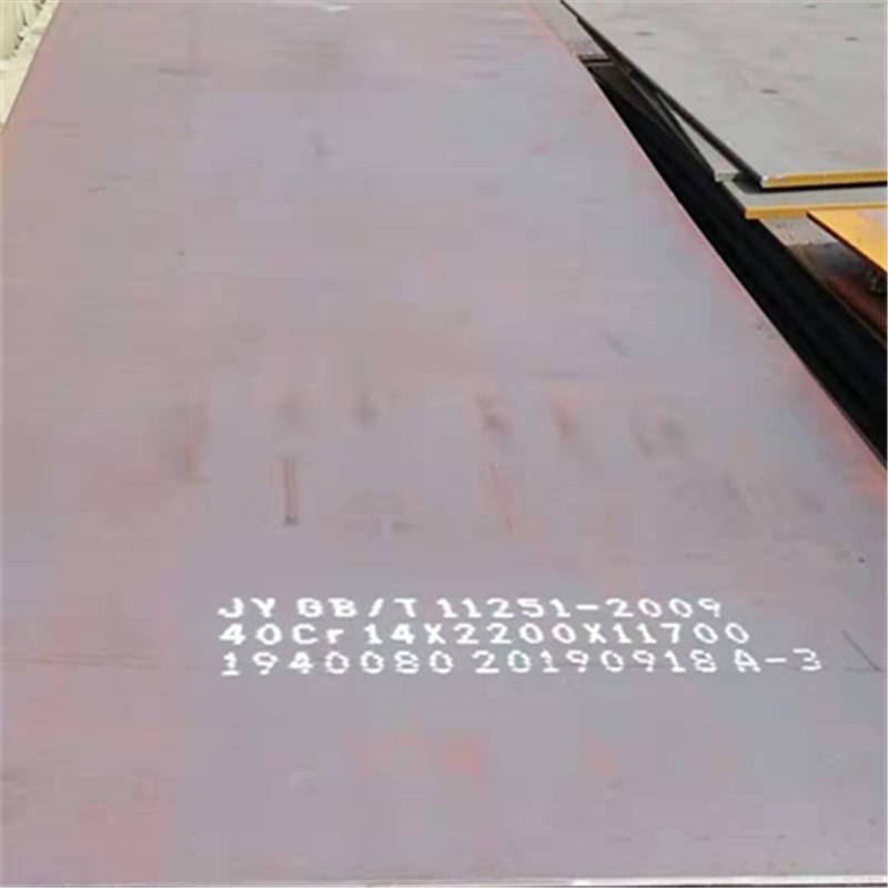 山东25号钢板特殊材质 45号开平板现货规格 可锯床切割图片