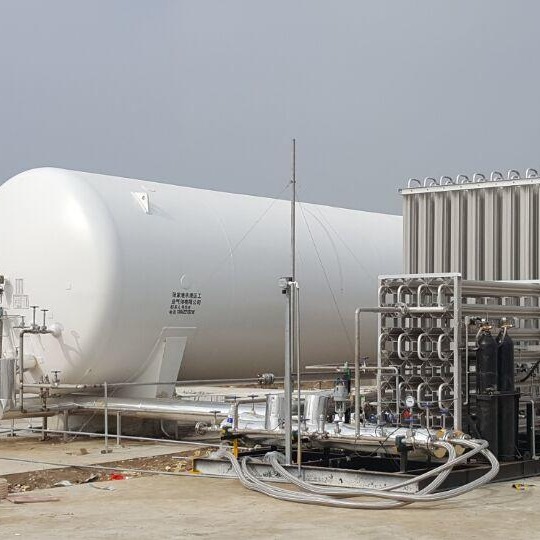 回收二手工业氧气供应站液氧储罐   回收20/30/60立方LNG低温储罐  各种型号氧氮氩储罐