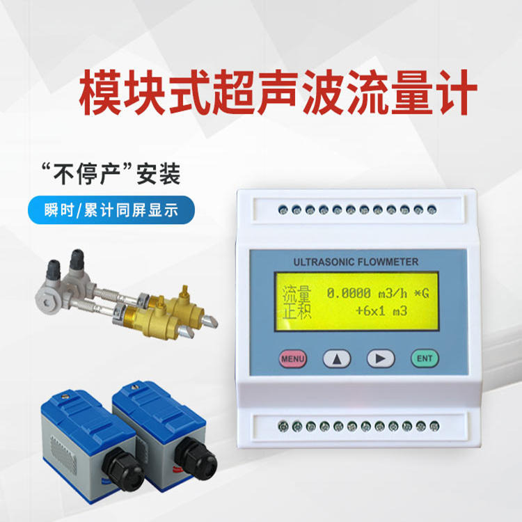 上海模块超声波流量计厂家 云海峰TDS-100M系列 模块远传流量计图片