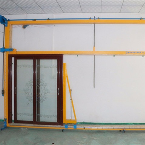 厂家批发4米x6米推拉折叠吊趟平开门门窗调试架，铝合金门调试架不锈钢门窗设备图片