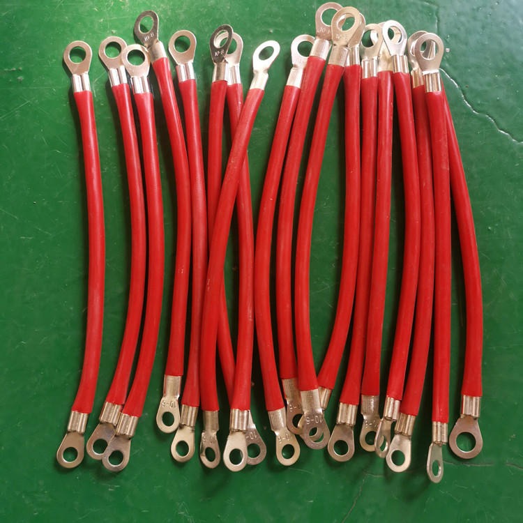 供应厂家直销 AGR 高温连接线 10 16 25 35平方镀锡 硅橡胶 软 接地线 红色黑 连接电缆