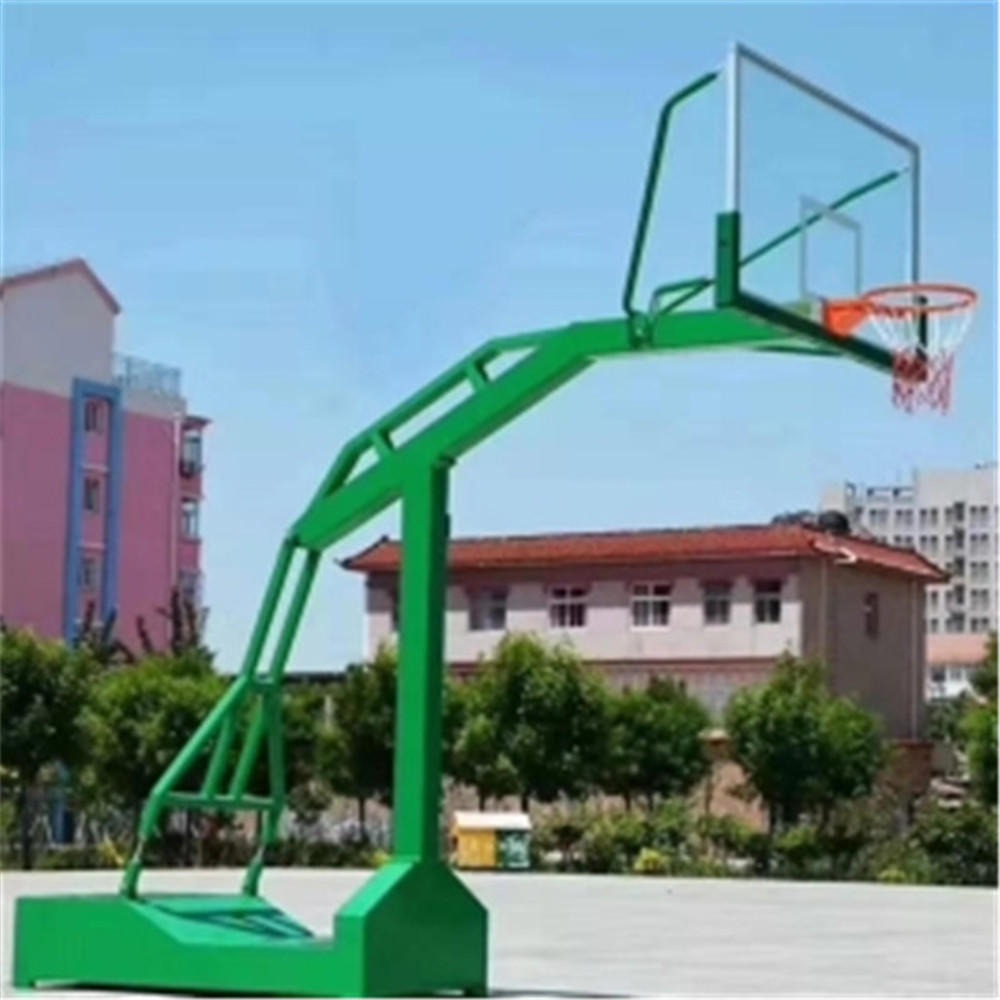 篮球架生产商直销供应晶康牌10004型凹箱移动篮球架 品质保障以客为尊图片