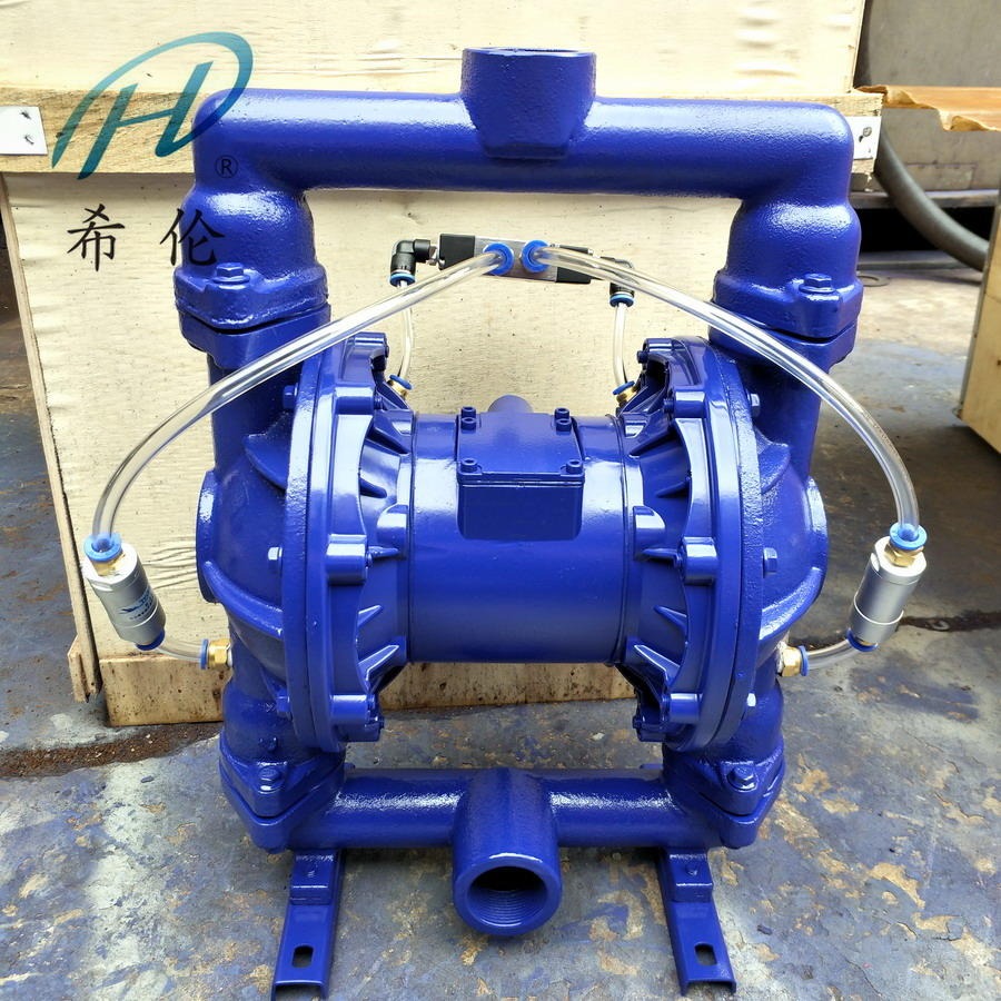隔膜吸粉泵 钛白粉自吸泵 粉体输送气动隔膜泵图片