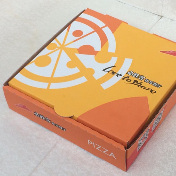 深圳披萨盒 食品纸盒 薯条盒 鸡米花盒 汉堡盒 披萨盒 防油纸盒 船盒 纸盒 深圳包装盒 食品盒图片