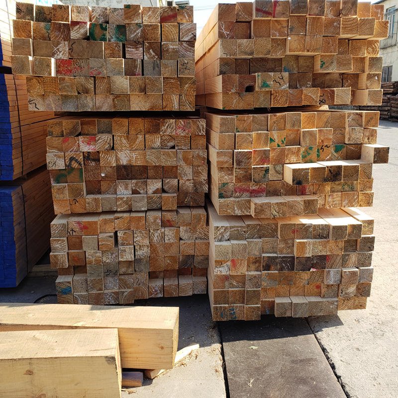 邦皓木材厂家供应新西兰松木方定制加工实木板条物流打包木条易于固定
