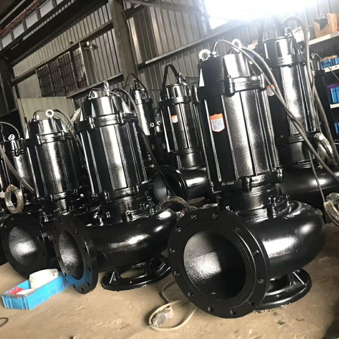 JYWQ65-25-15-1400耐腐蚀带搅匀污泥潜水泵 不锈钢带搅拌提升泵