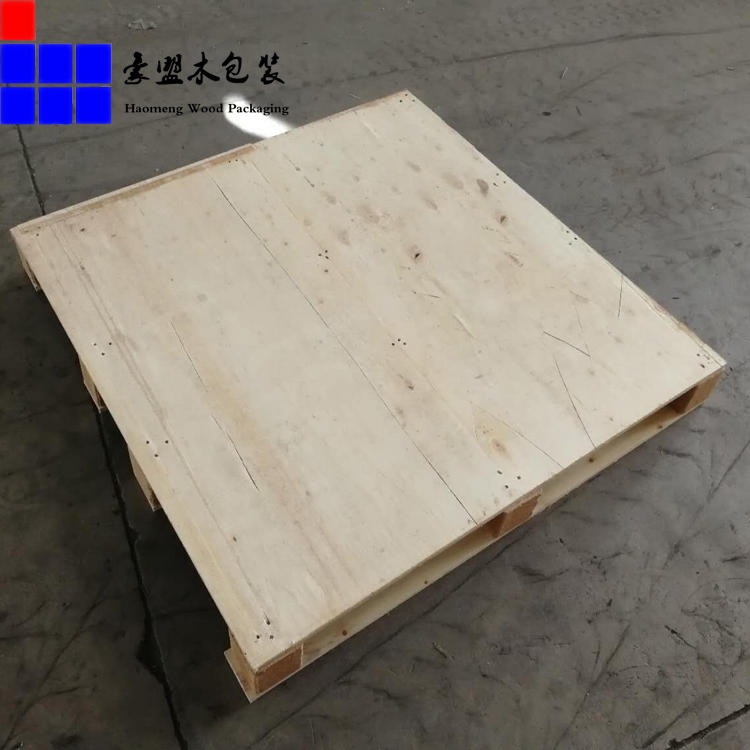 【低价促销】青岛平度木栈板生产厂家 加工定做四面进叉木栈板图片