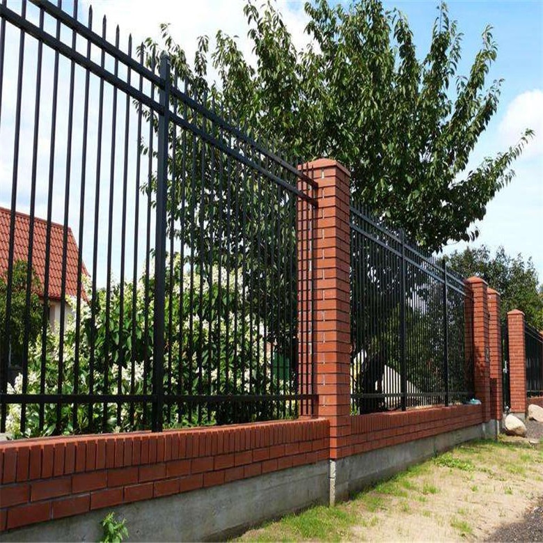 德兰供应 锌钢护栏 小区厂区别墅锌钢护栏 喷塑锌钢铁艺防护围墙围栏图片