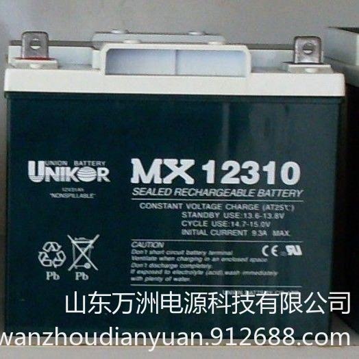 友联蓄电池MX12310 铅酸免维护 友联电池12V31AH 网络机房UPS电池