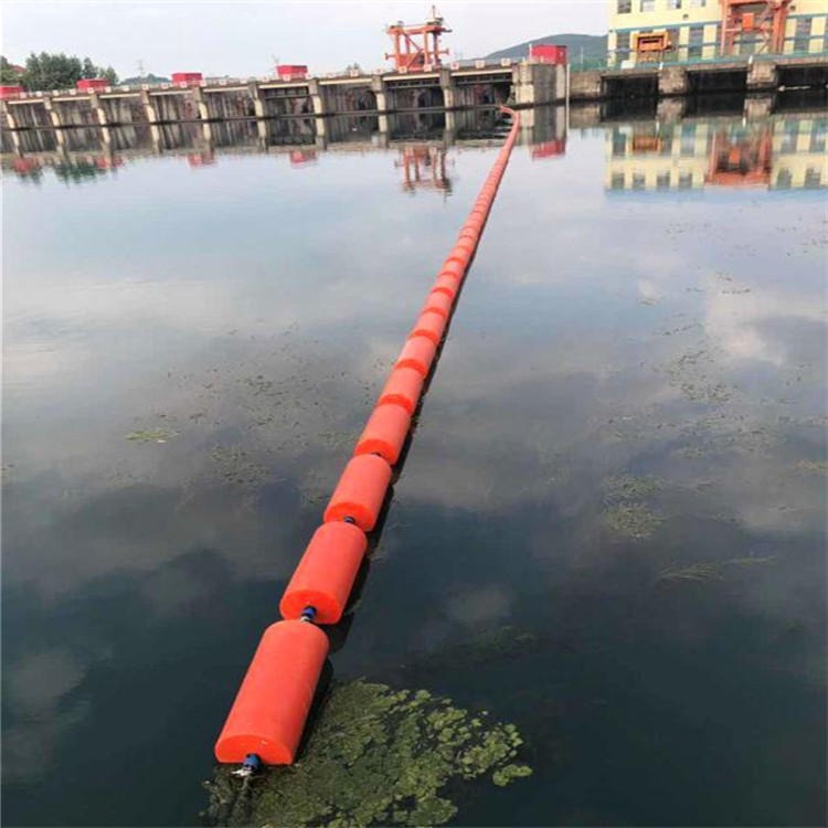 重庆巴中水电站拦污装置 拦漂设备浮筒制造