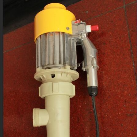 SB-5-PP-1耐酸碱电动插桶泵，手持塑料抽液泵图片