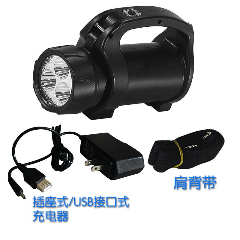 尚为SW2511 LED应急搜索灯 手摇发电手电筒 手提强光照明灯图片