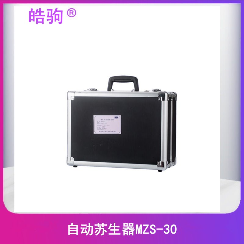 MZS-30 自动苏生器 上海皓驹厂家 便携式自动苏生器 工业用自动苏生器  煤矿用自助苏生器图片