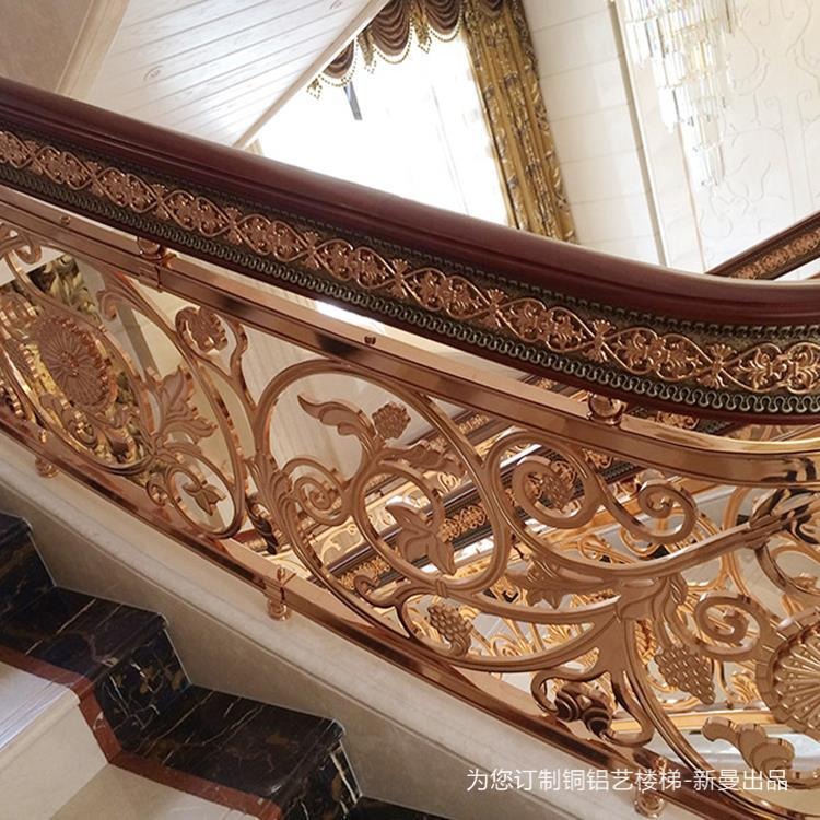 南宁现代简约风实木旋转楼梯扶手设计不复杂图片