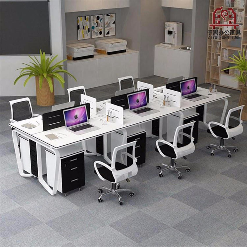 上海钢架办公桌开放式办公桌职员办公桌简约办公桌办公家具工厂可定制