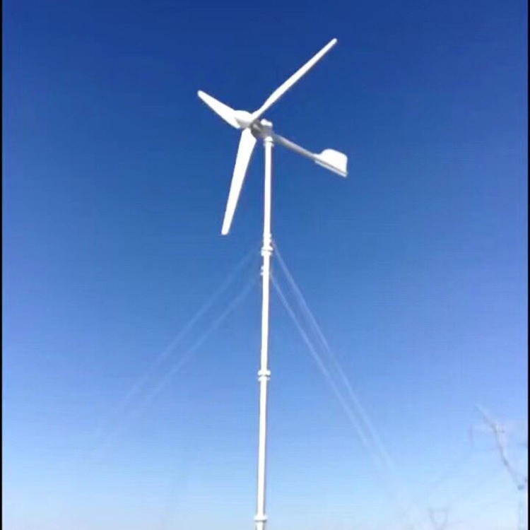 厂家批发2千瓦风力发电机 家用绿色环保 2kw风光互补风力发电机