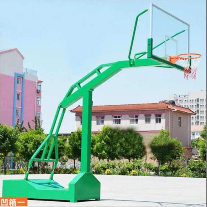 篮鲸广场小区篮球架 成人优质篮球架厂家 定制圆管篮球架 标准篮球架提供定制