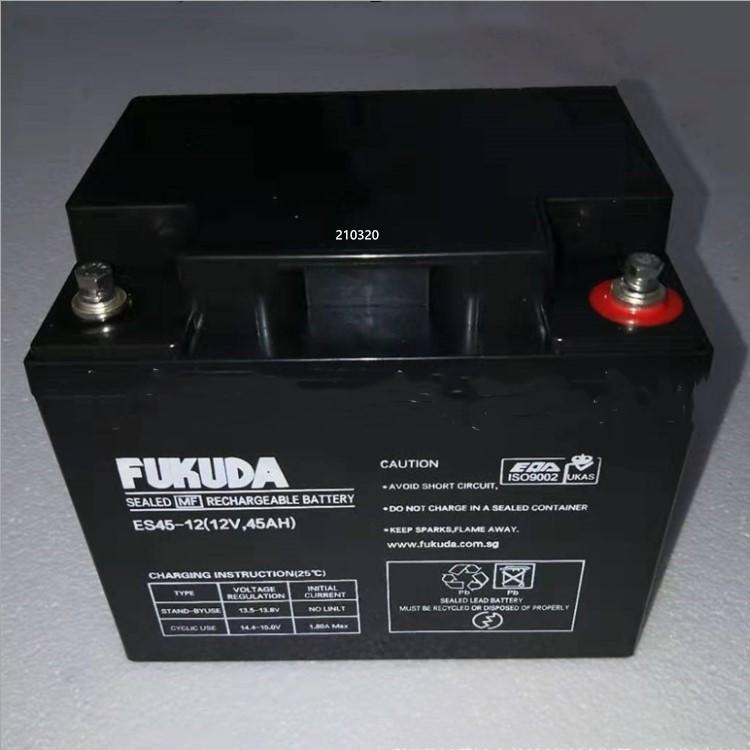FUKUDA蓄电池ES100-12 12V100AH进口免维护铅酸蓄电池