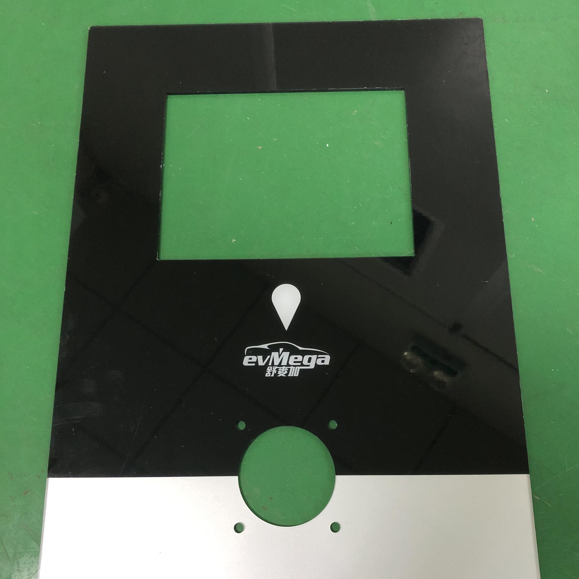 空气净化器亚克力丝印CNC切割面板镜片 PC面板镜片 广告机亚克力面板图片