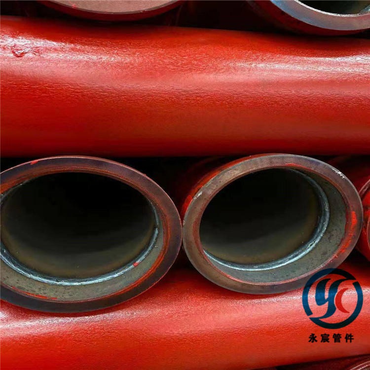咏宸河南DN125-3米车载泵泵管  中联泵车拖泵管  无缝低压地泵管图片