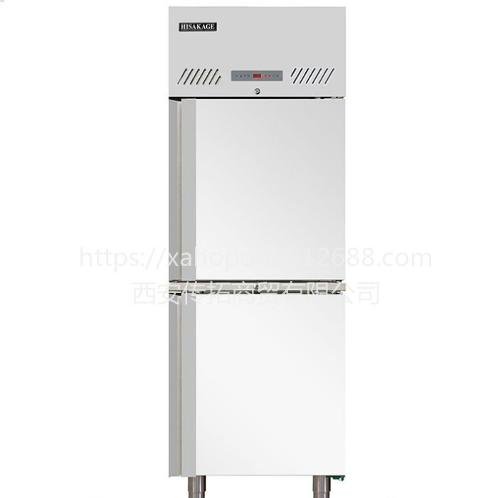 久景冰柜商用风冷冰箱双温冷柜立式二/四门商用风冷冷藏冷冻冰箱冰柜SRCP-70/120