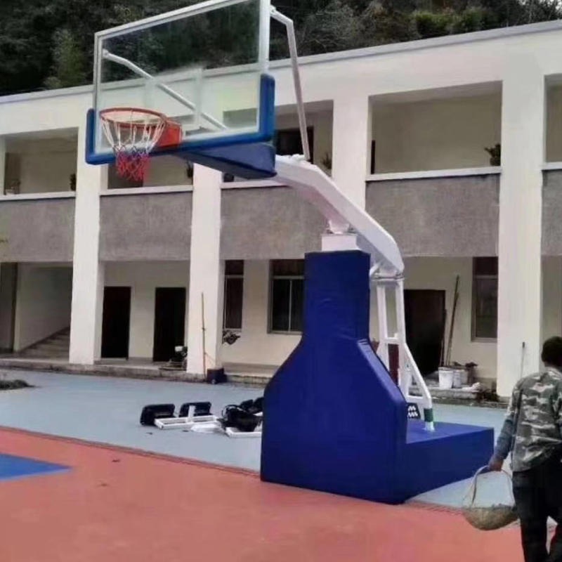 移动户外篮球架标准移动户外篮球架学校家用比赛篮球架可投篮专用欢迎订购 图片