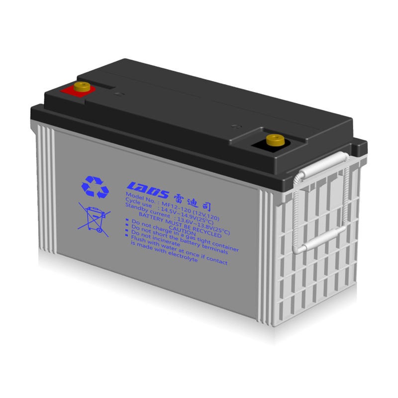 雷迪司蓄电池MF12-120 12V120AH阀控密封式铅酸电池 ups用电池
