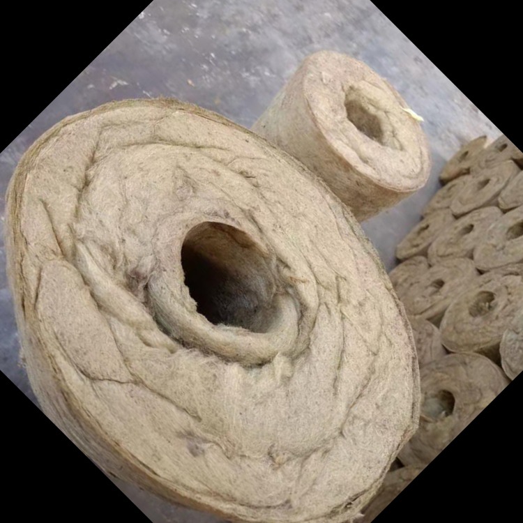 林西县岩棉管经销商 245×60mm120kg/m3岩棉管壳 岩棉保温管