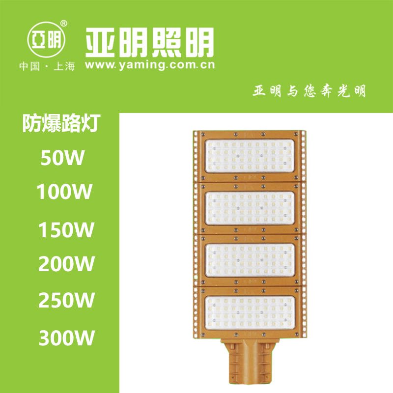 上海亚明照明LED防爆路灯50W/100W/150W/200W/250W/300W加油站核电站油田