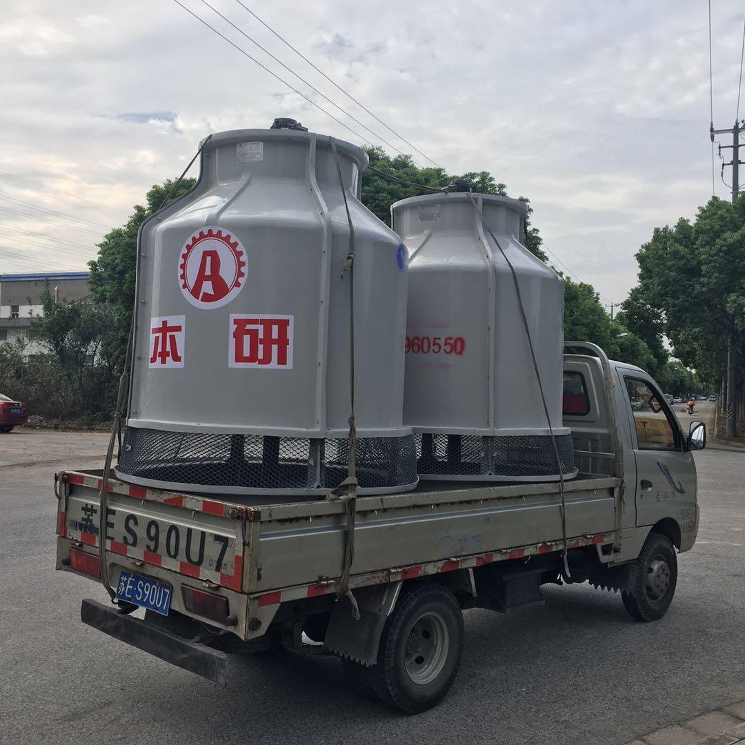 上海本研BY-R-400T 圆形逆流玻璃钢冷却塔 各式冷却水塔销售 上海嘉定本地直营