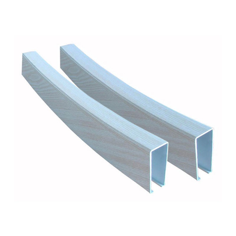 弧形铝方通  凹槽铝型材  走廊吊顶铝方管