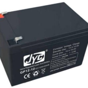 金悦诚蓄电池GP12-12 免维护铅酸电池12V12AH UPS电源 安防 机房专用蓄电池 报价