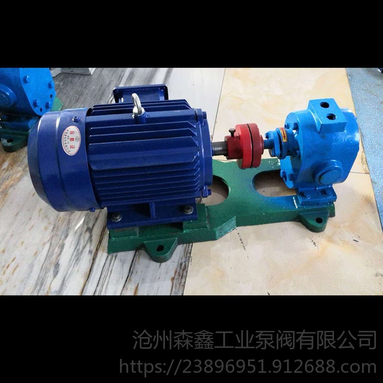 LQB小型齿轮泵 森鑫 保温沥青泵 LQB5-0.36高粘度泵图片