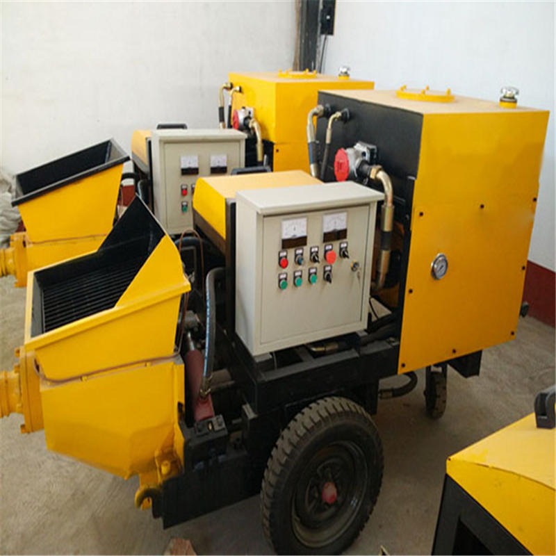 工程用混凝土输送泵价格 九天直供W-10、DW-20构造泵混凝土输送泵