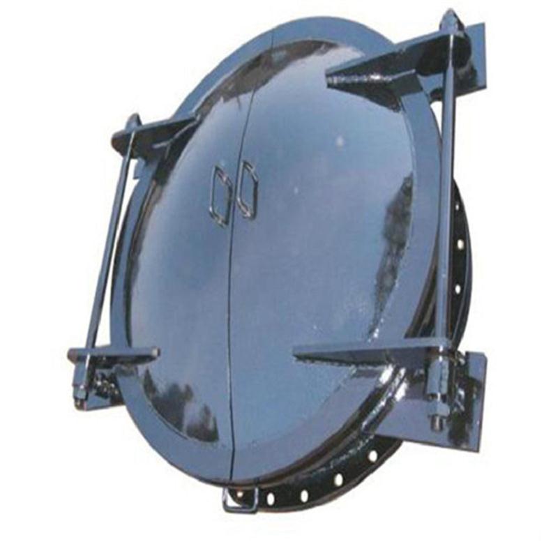 荣程铸铁拍门 复合拍门 节能型自由侧翻式拍门 推荐厂家