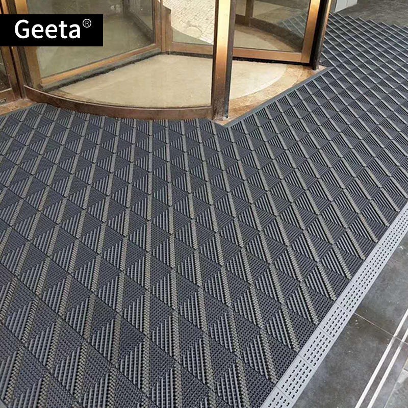 Geeta品牌门口防滑地垫厂家 批发商场 学校 医院 火车站 门口拼接防滑除尘地垫