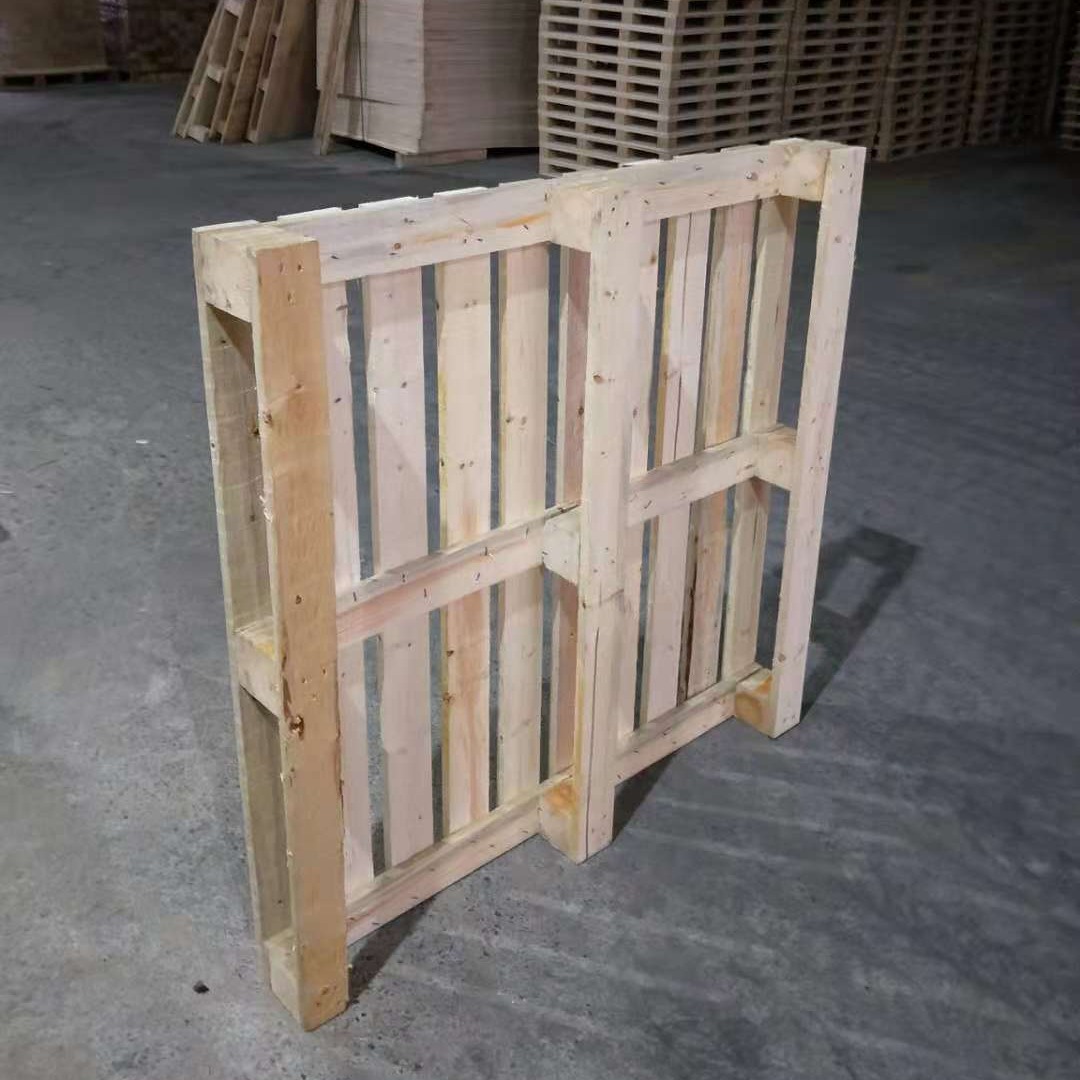 青岛熏蒸木托盘出口海关要求 胶州化工品托盘木制发货用图片
