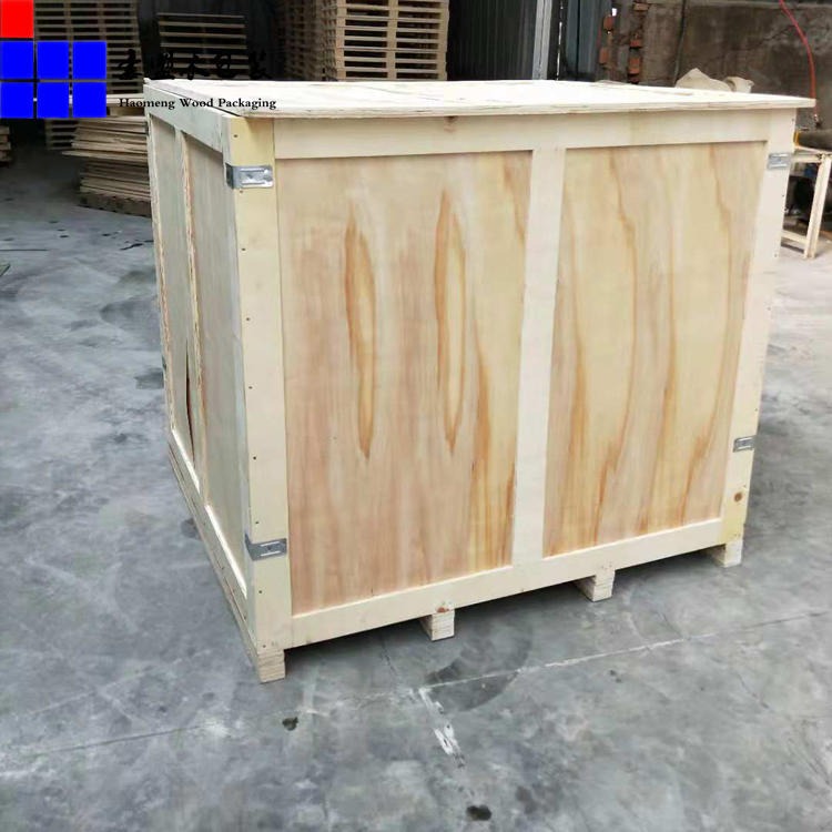 木箱包装加工厂 五金配件用木质包装箱出口免熏蒸材质尺寸定制