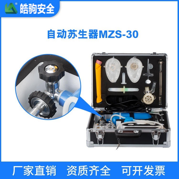 皓驹厂家 型号:MZS-30 自动苏生器 工业用苏生器 煤矿苏生器
