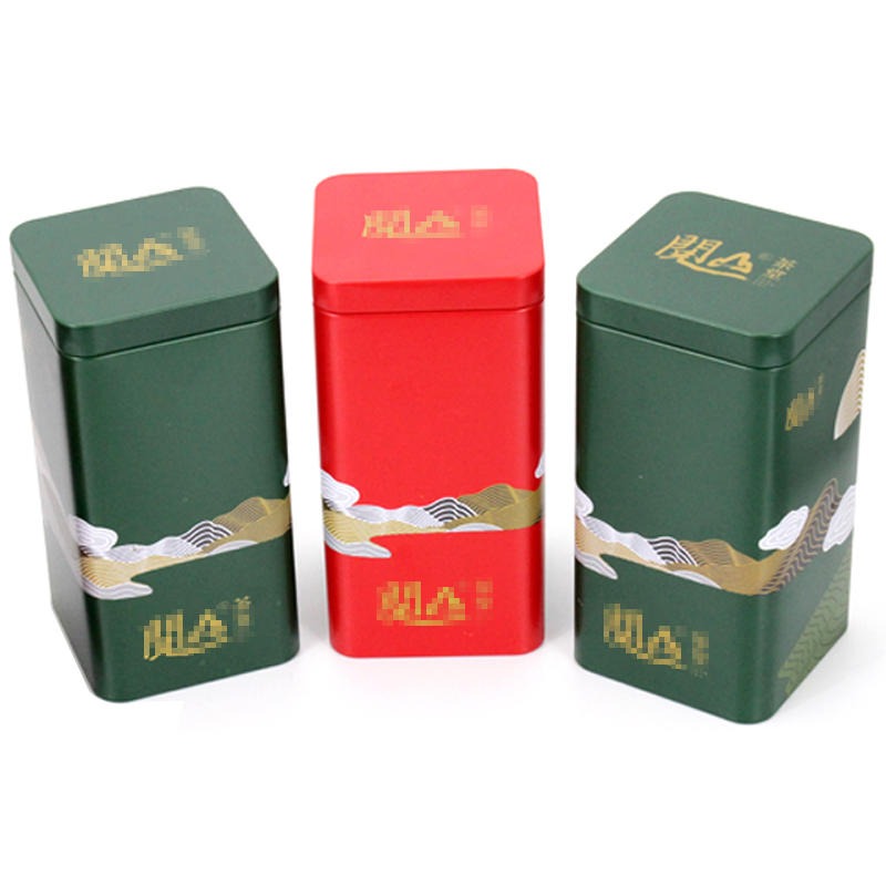 茶叶铁盒包装生产厂家 礼品铁盒 迷你方形茶叶铁罐定制 麦氏罐业 金属罐生产厂