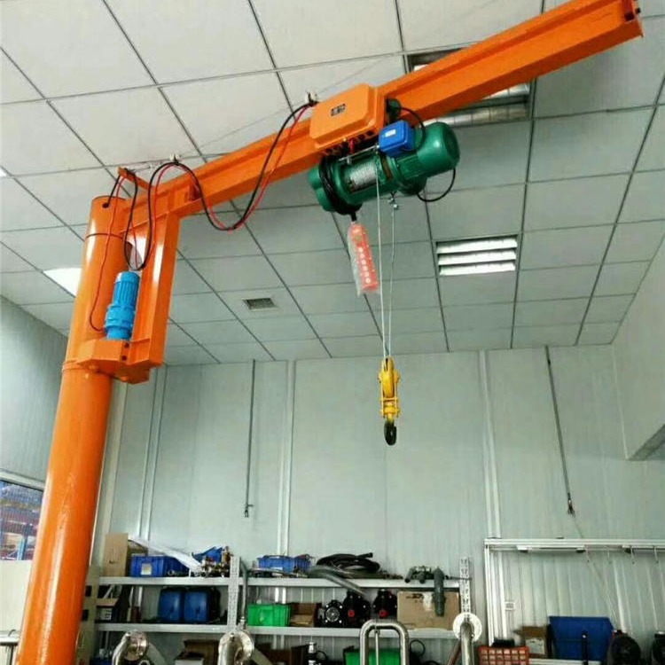 货源供应   2吨悬臂吊  使用面积广安全性能强  1吨移动式悬臂吊   机加工用旋臂吊