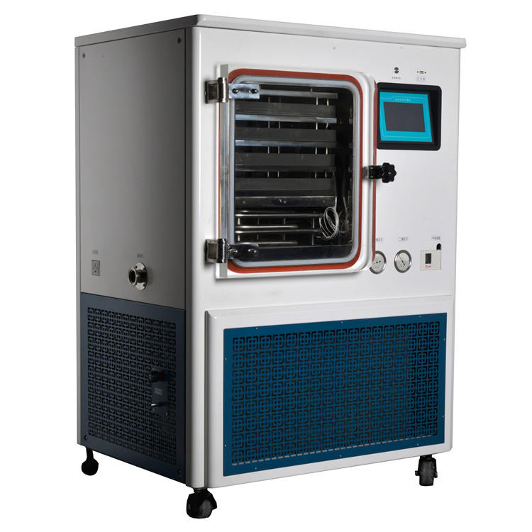 真空冷冻干燥机 中试0.7平方真空冷冻干燥机 LGJ-50F生物制品真空冻干机